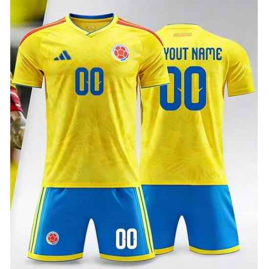 2026 FIFA World Cup Colombia Soccer Home Jersey Custome
